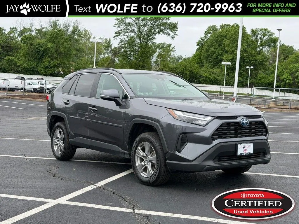 Gray 2024 Toyota RAV4 Hybrid LE for sale in Ballwin, MO