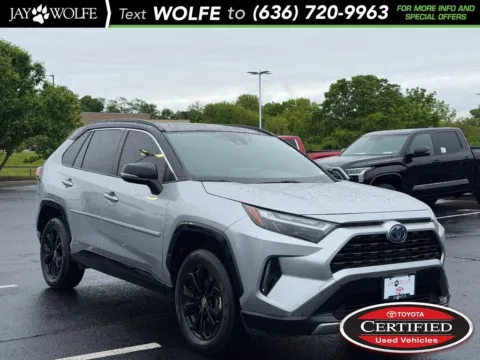 Black 2022 Toyota RAV4 Hybrid XSE for sale in Ballwin, MO