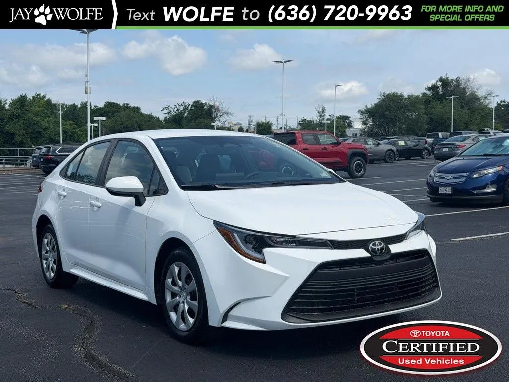 White 2024 Toyota Corolla LE for sale in Ballwin, MO