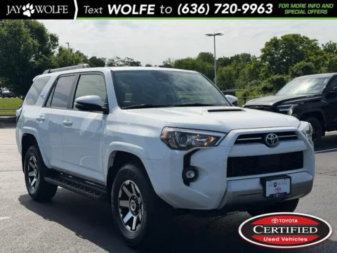 White 2024 Toyota 4Runner TRD Off-Road Premium for sale in Ballwin, MO