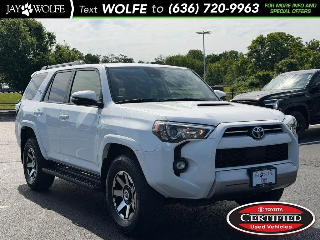 White 2024 Toyota 4Runner TRD Off-Road Premium for sale in Ballwin, MO