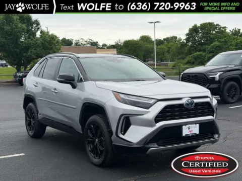Black 2022 Toyota RAV4 Hybrid XSE for sale in Ballwin, MO