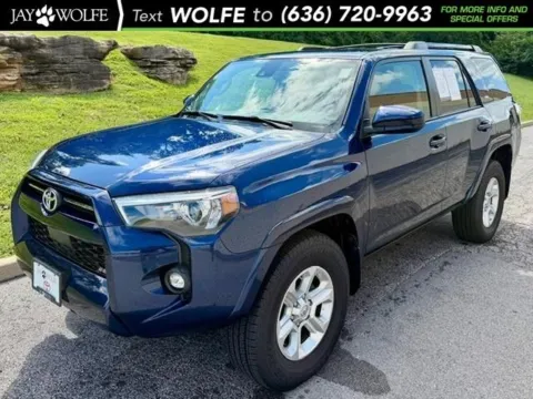 Blue 2021 Toyota 4Runner SR5 for sale in Ballwin, MO