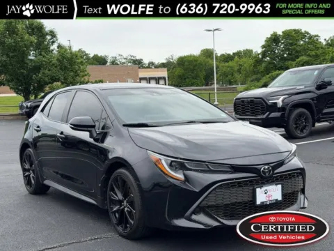 Black 2021 Toyota Corolla Hatchback SE Nightshade Edition for sale in Ballwin, MO