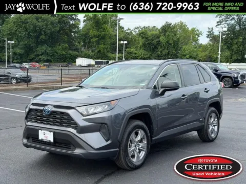 Gray 2022 Toyota RAV4 Hybrid LE for sale in Ballwin, MO