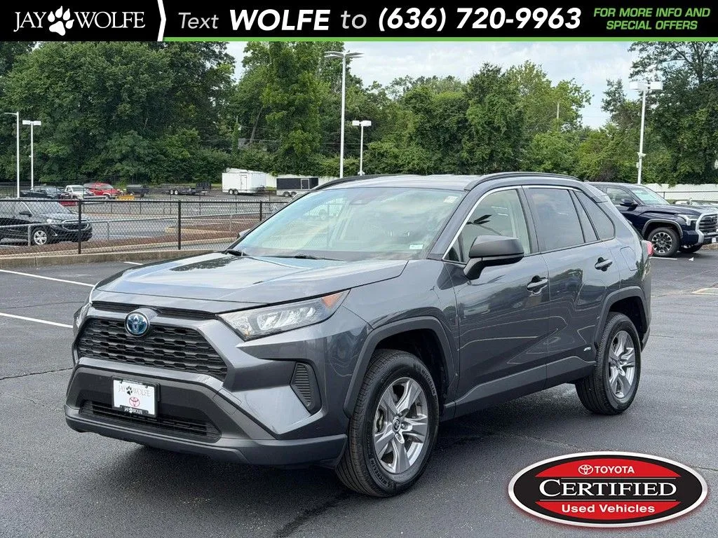 Gray 2022 Toyota RAV4 Hybrid LE for sale in Ballwin, MO