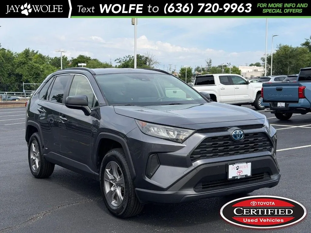 Gray 2022 Toyota RAV4 Hybrid LE for sale in Ballwin, MO