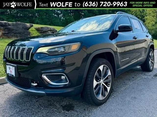Black 2022 Jeep Cherokee Limited for sale in Ballwin, MO