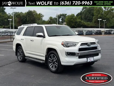 White 2021 Toyota 4Runner Limited for sale in Ballwin, MO