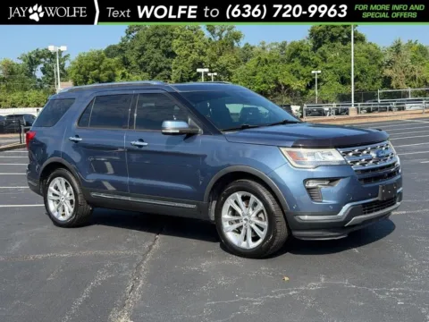 Blue 2018 Ford Explorer Limited for sale in Ballwin, MO