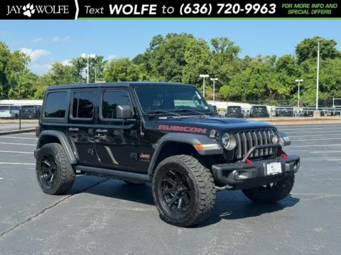Black 2018 Jeep Wrangler Unlimited Rubicon for sale in Ballwin, MO