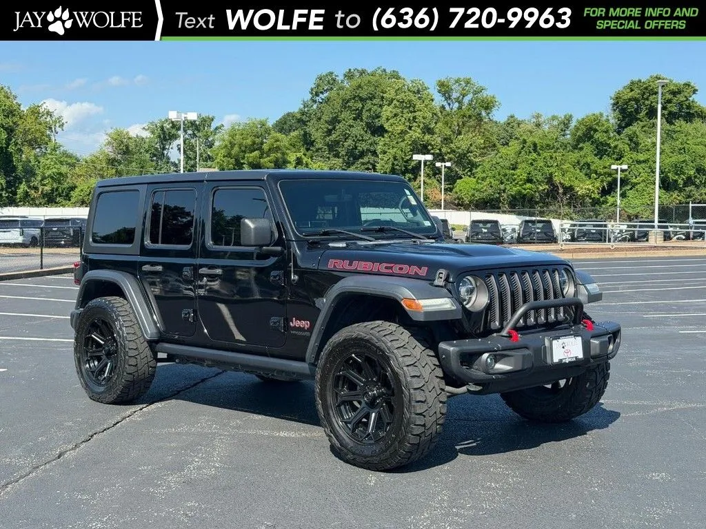 Black 2018 Jeep Wrangler Unlimited Rubicon for sale in Ballwin, MO