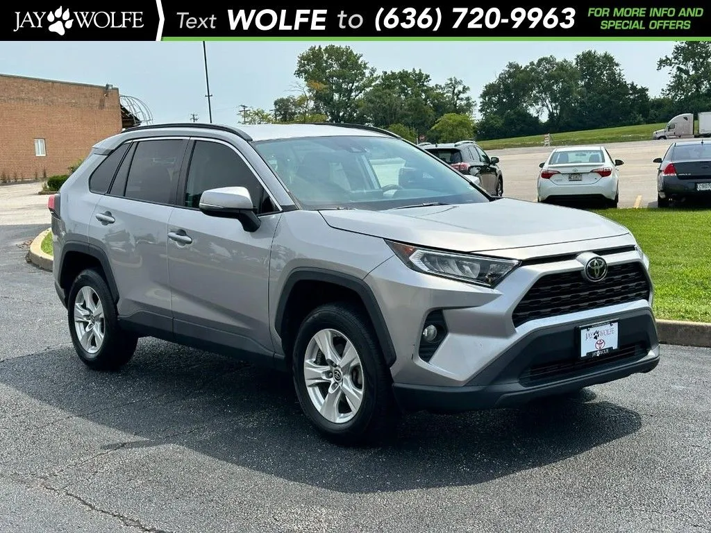 Silver 2021 Toyota RAV4 XLE for sale in Ballwin, MO