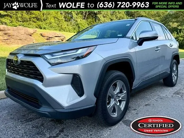 Silver 2024 Toyota RAV4 XLE for sale in Ballwin, MO