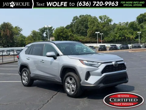 Silver 2024 Toyota RAV4 XLE for sale in Ballwin, MO