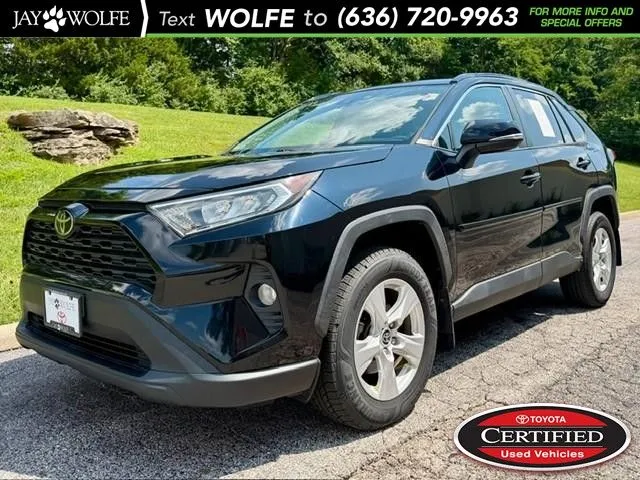 Black 2021 Toyota RAV4 XLE for sale in Ballwin, MO