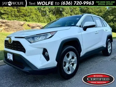 White 2021 Toyota RAV4 XLE for sale in Ballwin, MO