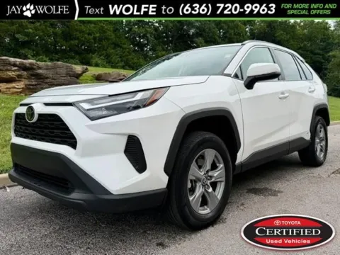 White 2025 Toyota RAV4 Hybrid XLE for sale in Ballwin, MO