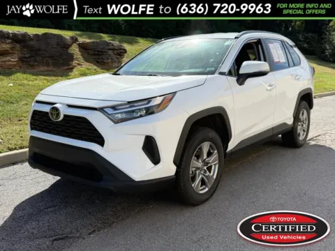 White 2025 Toyota RAV4 Hybrid XLE for sale in Ballwin, MO