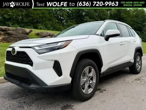 White 2025 Toyota RAV4 Hybrid XLE for sale in Ballwin, MO