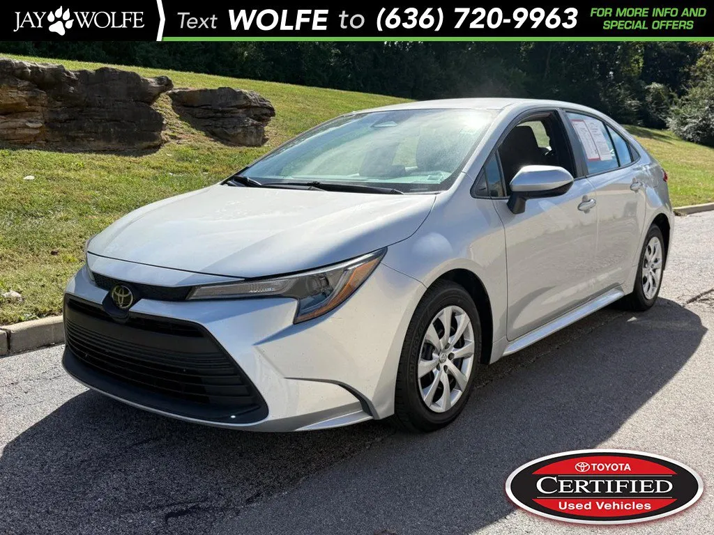 Silver 2025 Toyota Corolla LE for sale in Ballwin, MO