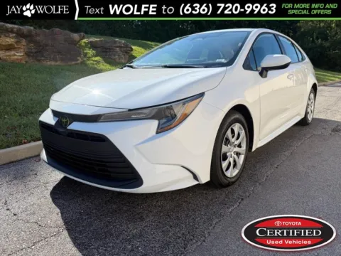 White 2025 Toyota Corolla LE for sale in Ballwin, MO