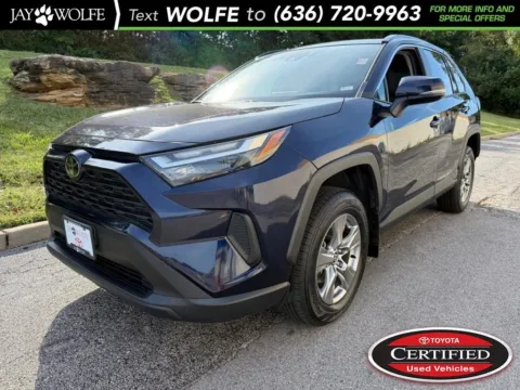 Blue 2023 Toyota RAV4 XLE for sale in Ballwin, MO