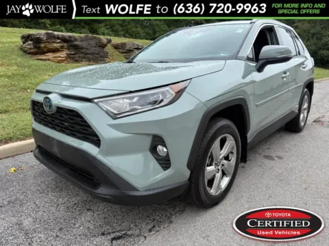 Gray 2021 Toyota RAV4 Hybrid XLE Premium for sale in Ballwin, MO