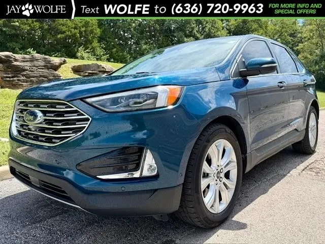 Green 2020 Ford Edge Titanium for sale in Ballwin, MO