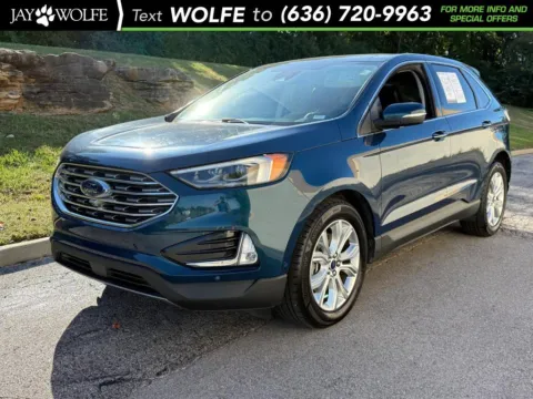 Green 2020 Ford Edge Titanium for sale in Ballwin, MO