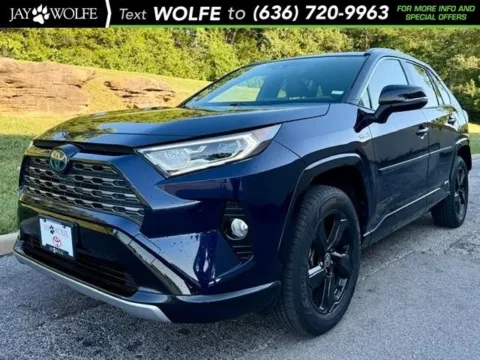 Black 2020 Toyota RAV4 Hybrid XSE for sale in Ballwin, MO