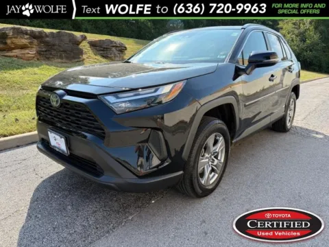 Black 2023 Toyota RAV4 Hybrid XLE for sale in Ballwin, MO