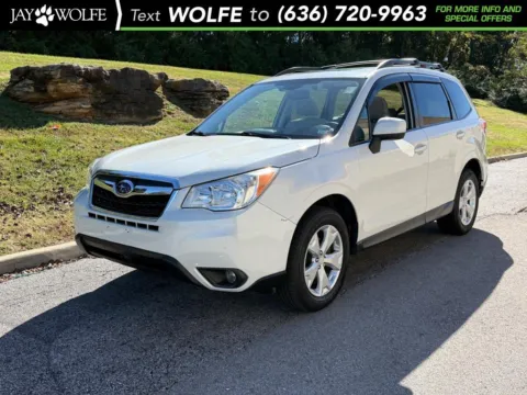 White 2016 Subaru Forester 2.5i Premium for sale in Ballwin, MO