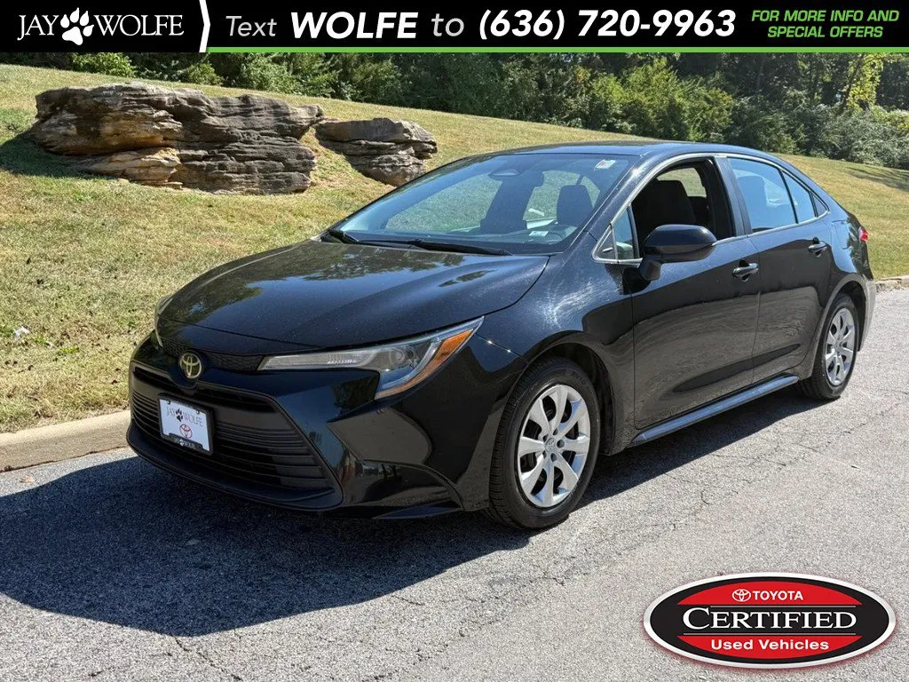 Black 2024 Toyota Corolla LE for sale in Ballwin, MO