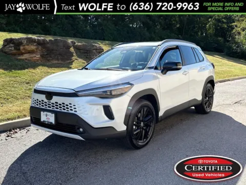 White 2026 Toyota Corolla Cross Hybrid XSE for sale in Ballwin, MO