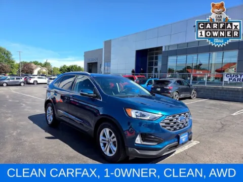 Blue 2021 Ford Edge SEL for sale in Ballwin, MO