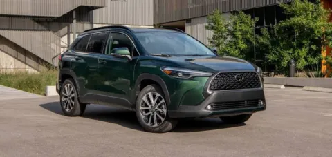 Another view of 2022 Toyota Corolla Cross XLE for sale in Ballwin, MO at Jay Wolfe Toyota of West County