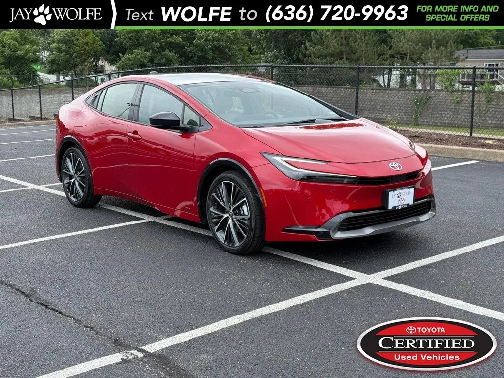 Red 2025 Toyota Prius Limited for sale in Ballwin, MO