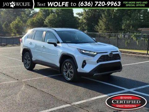 White 2022 Toyota RAV4 Hybrid Limited for sale in Ballwin, MO