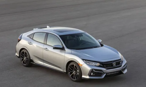 Silver 2020 Honda Civic EX for sale in Ballwin, MO