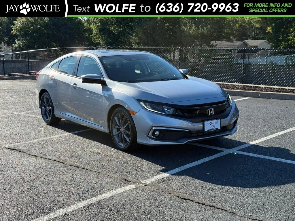 Used 2020 Honda Civic EX with VIN 19XFC1F31LE007298 for sale in Kansas City