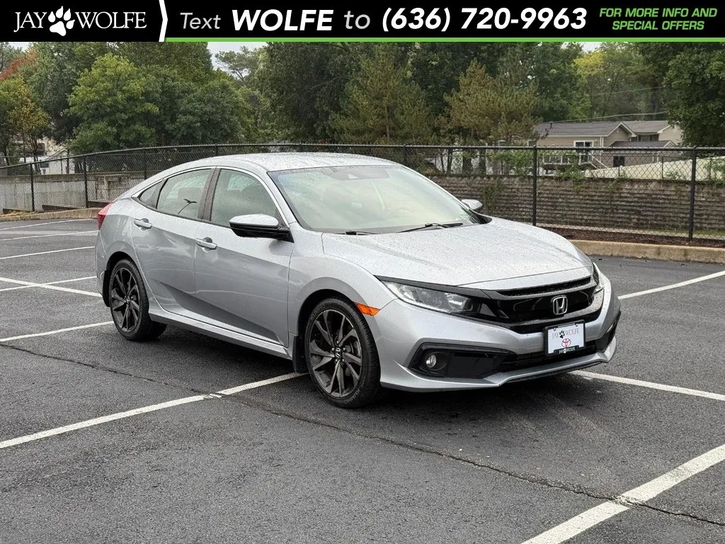 Silver 2021 Honda Civic Sport for sale in Ballwin, MO