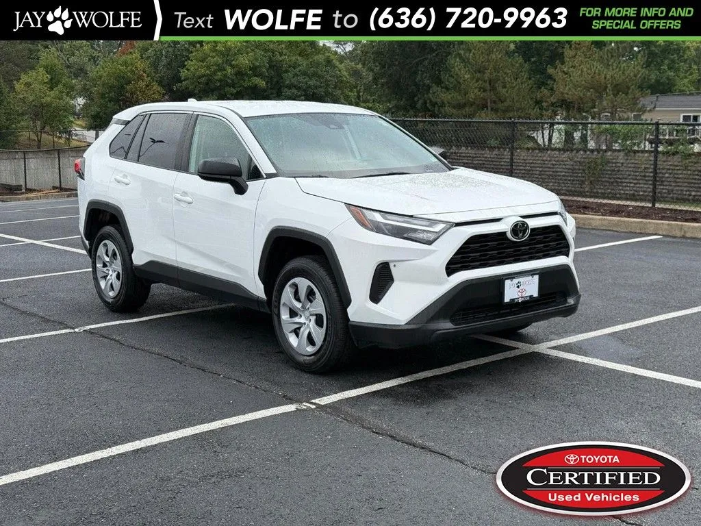 White 2024 Toyota RAV4 LE for sale in Ballwin, MO
