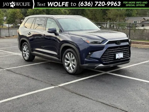 Blue 2024 Toyota Grand Highlander Hybrid Limited for sale in Ballwin, MO