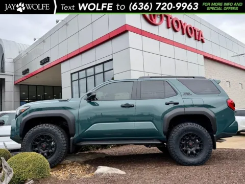 Green 2025 Toyota 4Runner i-FORCE MAX Hybrid TRD Off Road Premium for sale in Ballwin, MO