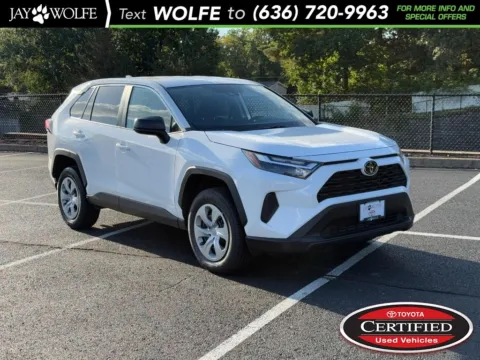 White 2024 Toyota RAV4 LE for sale in Ballwin, MO