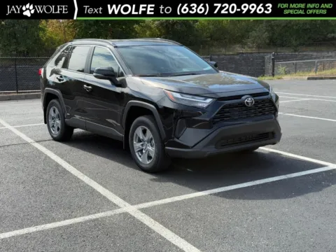 Black 2025 Toyota RAV4 Hybrid LE for sale in Ballwin, MO