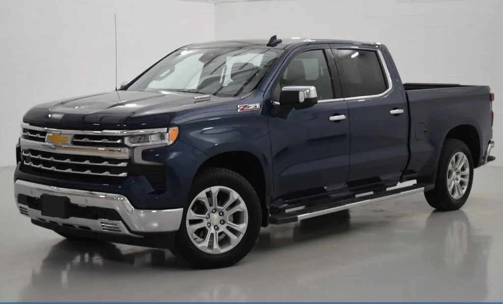 Blue 2019 Chevrolet Silverado 1500 LTZ for sale in Ballwin, MO