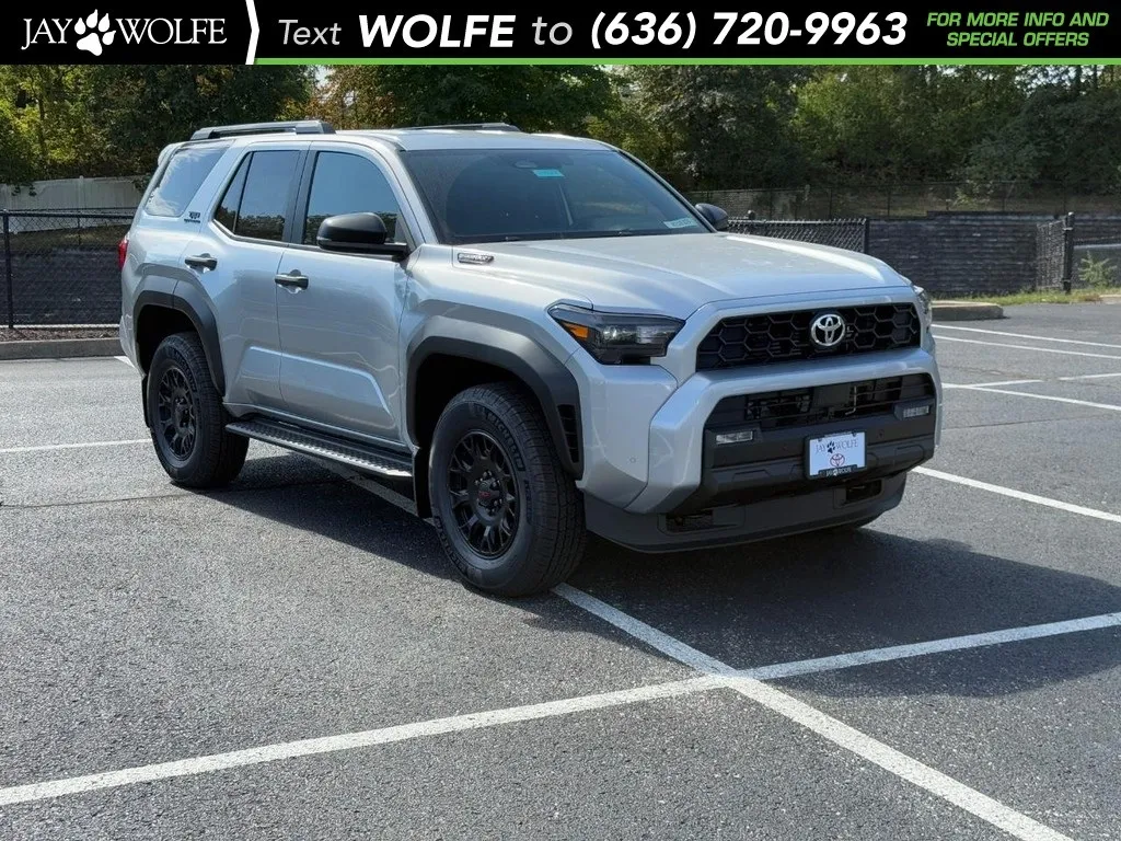 Silver 2025 Toyota 4Runner i-FORCE MAX Hybrid TRD Off Road for sale in Ballwin, MO