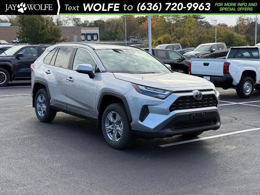 Silver 2025 Toyota RAV4 Hybrid XLE for sale in Ballwin, MO